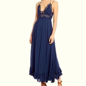FP One Adella Maxi Slip in Midnight Navy Size Medium